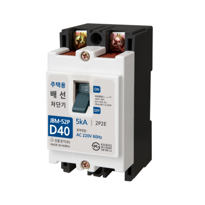 진흥전기 배선차단기 주택용 산업용 JBM52P JBE52P 40A 50A, 1개
