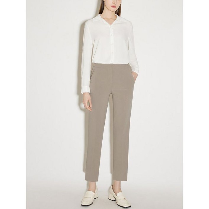 쉬즈미스 신축성좋은 컴포터블 슬림핏 백밴딩 팬츠 택가격 158000원