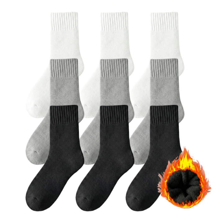 바디스윗 주니어 도톰한 겨울 방한 양말 9켤레