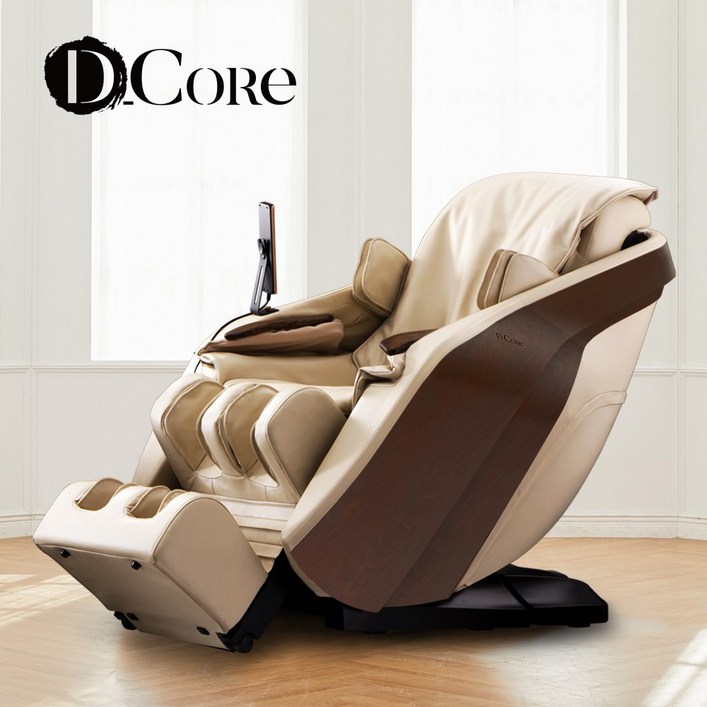 디코어 스트라터스 일본 안마의자 DC010K 최고급 전신 안마기 에어 공기압 마사지기, 아이보리