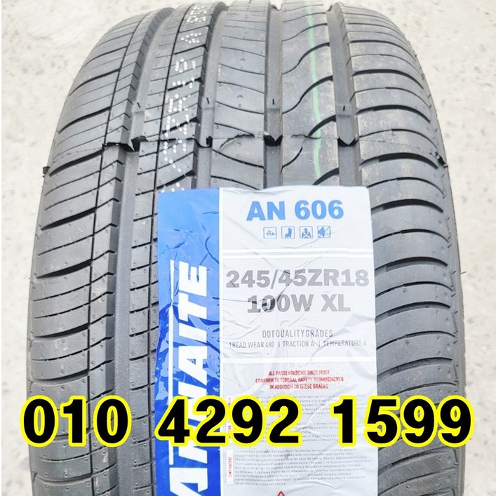 안나이트 신품타이어 245/45R18 G80 제네시스 그랜저 K7 말리부 SM6 2454518, 1개