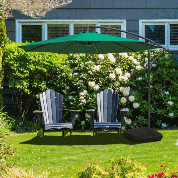 3M 럭시홈 원형 회전 대형 폴딩파라솔  카페, 야외, 정원, 가정용, 베이지  커버