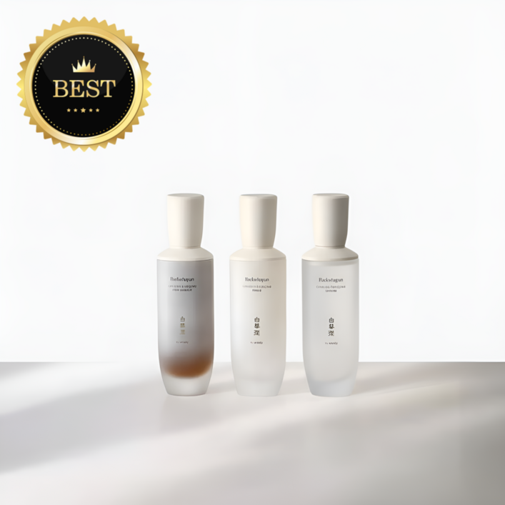 당일출고 MDPick 선물세트 추천 한방 3종 프리미엄 스킨케어 세트, 3세트, 120ml