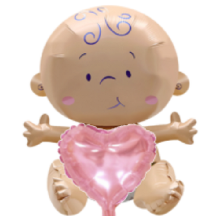 임밍아웃 젠더리빌 임신 초기 부모님 이벤트 베이비샤워 파티 아기풍선, 1개, 핑크 임밍아웃 젠더리빌 임신 초기 부모님 이벤트 베이비샤워 파티 아기풍선, 1개, 핑크