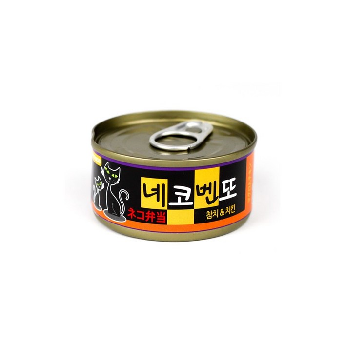 테비 네코벤또 80gx24개 고양이 간식캔, 네코벤또 치킨 80g x 24개, 80g, 24개 테비 네코벤또 80gx24개 고양이 간식캔, 네코벤또 치킨 80g x 24개, 80g, 24개