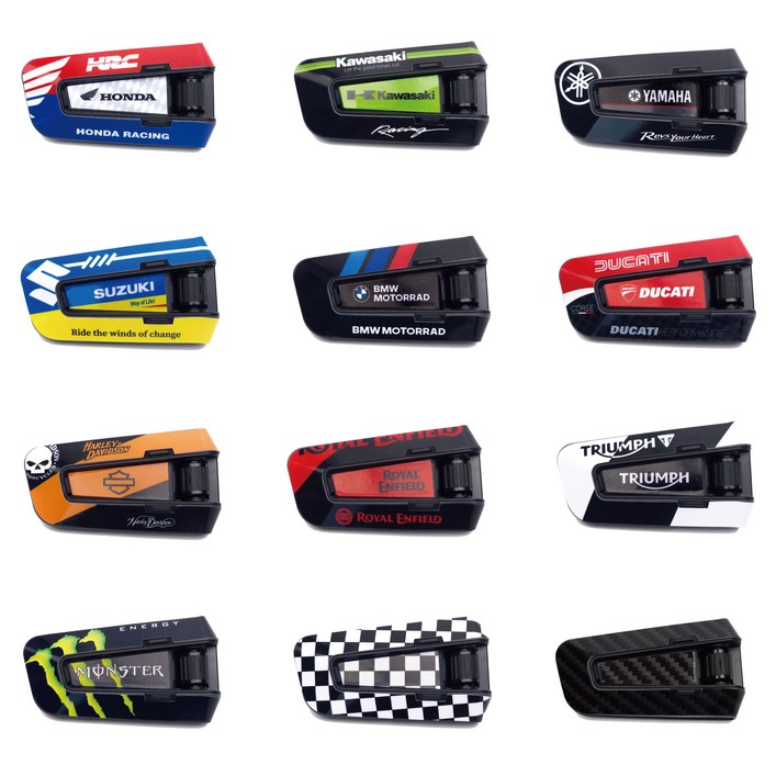 카르도 팩톡 엣지 블루투스 데칼 스티커, BMW  Type 1