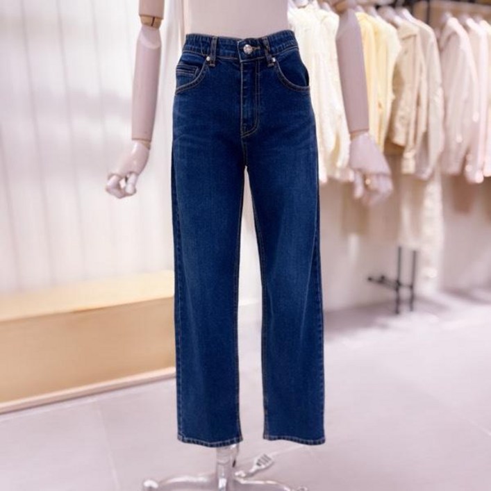 SK2DPF16M앞트임 일자 슬림핏 데님 팬츠 264661