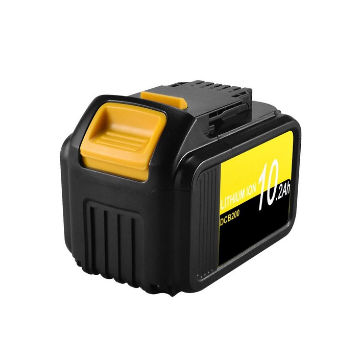 디월트 DCB180 DCB200 DCB205 호환용 배터리 18V 10.2Ah 리튬이온 20V 겸용, 1개, 1개입