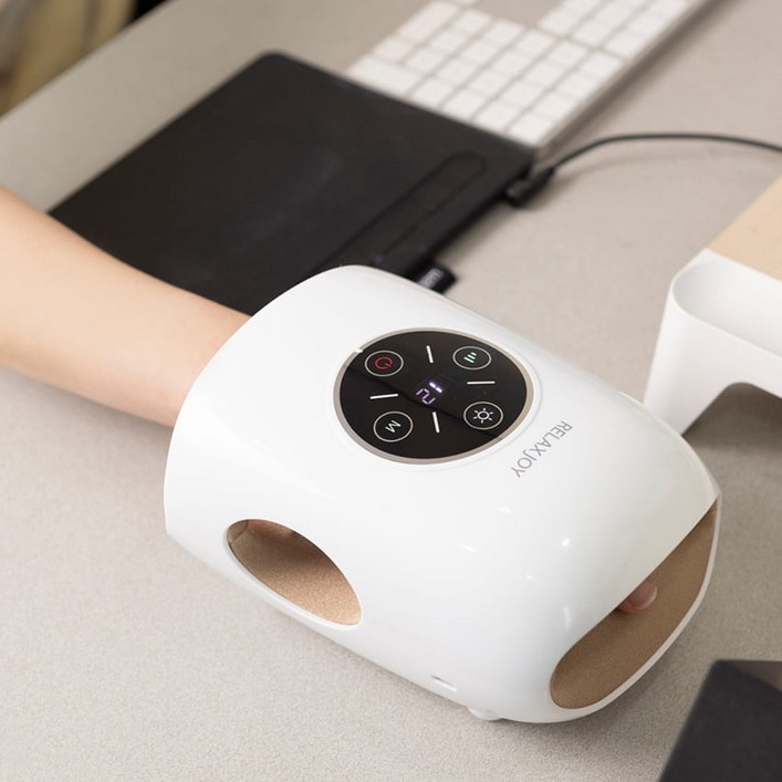 [릴렉스조이 본사] 릴렉스조이 미니미 무선 손 마사지기 RJ-H3011