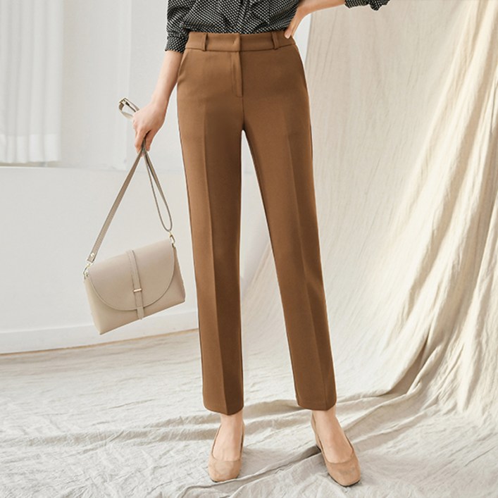 뮤즈린 아크 일자핏 스판 슬랙스 기모