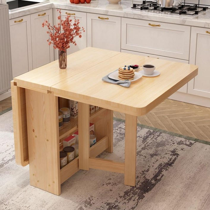 지온닉스 고품질 모던한 확장형식탁 접이식 테이블 원목테이블 탁자 식탁테이블 4인용식탁 6인용원목식탁 거실식탁 다이닝테이블 공간성테이블