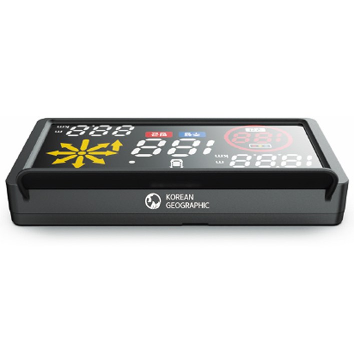 ACMall 헤드업 디스플레이 HUDi 카카오내비 API음성인식 내비게이션USB 연결코리안지오그래픽 국내생산, 1개, 전 차종