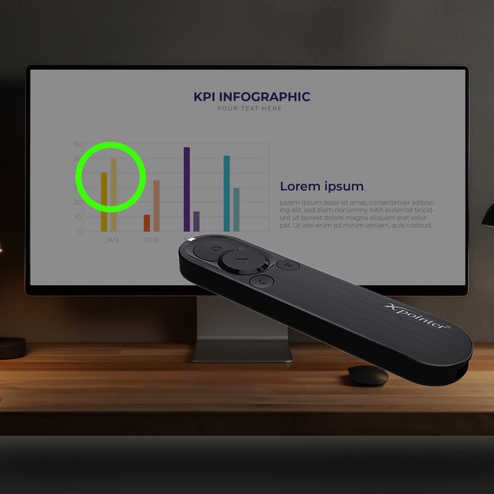Xpointer 신제품 무선 프리젠터 이미지포인터, XPM180Y, 단품