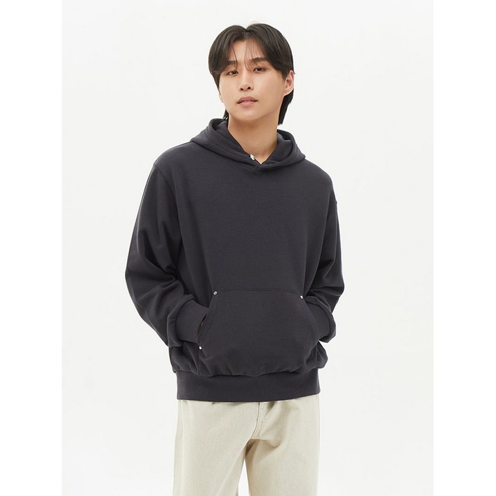 탑텐 공용 테리 베이직 스냅 후디MSE1TH3902 377510