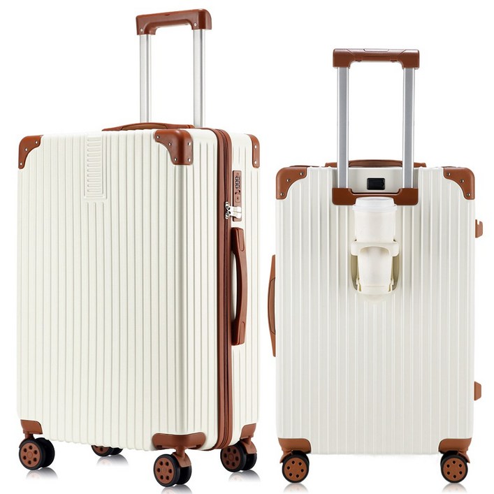 [3년AS] 초경량 대용량 캐리어 USB 충전포트 360도 조용한 바퀴  20인치 24인치 26인치 28인치 기내용 중대형 여행 가방