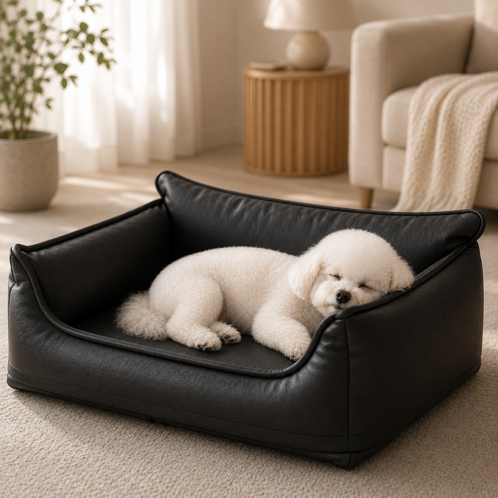 WHH 새로운 강아지 쿨매트 고양이 쿨방석 반려동물 푹신푹신 피혁 쇼파 침대