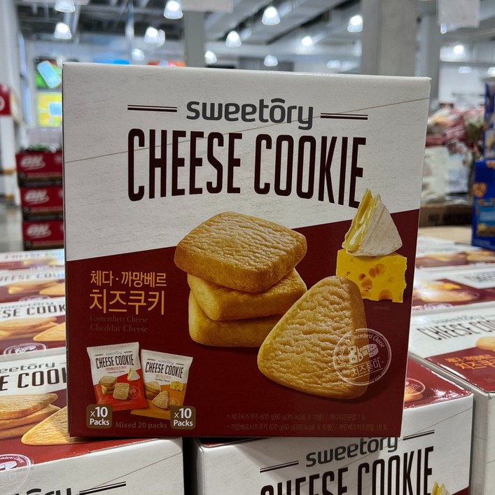 스위토리 치즈쿠키 600g 체다 까망베르 크리스마스 쿠키 코스트코, 600g, 1개