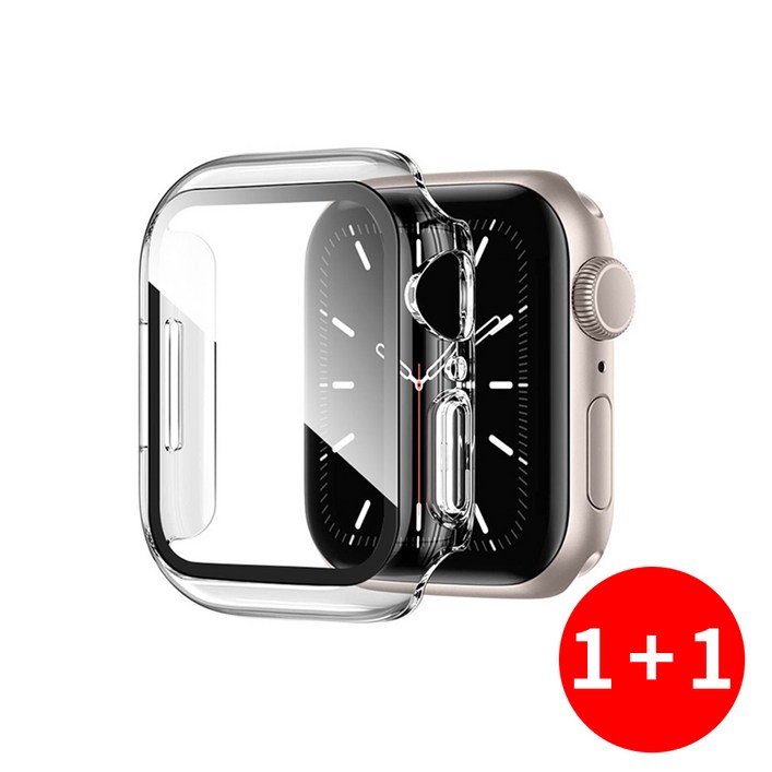 11 애플워치 호환 풀커버 강화유리 일체형 액정보호 케이스