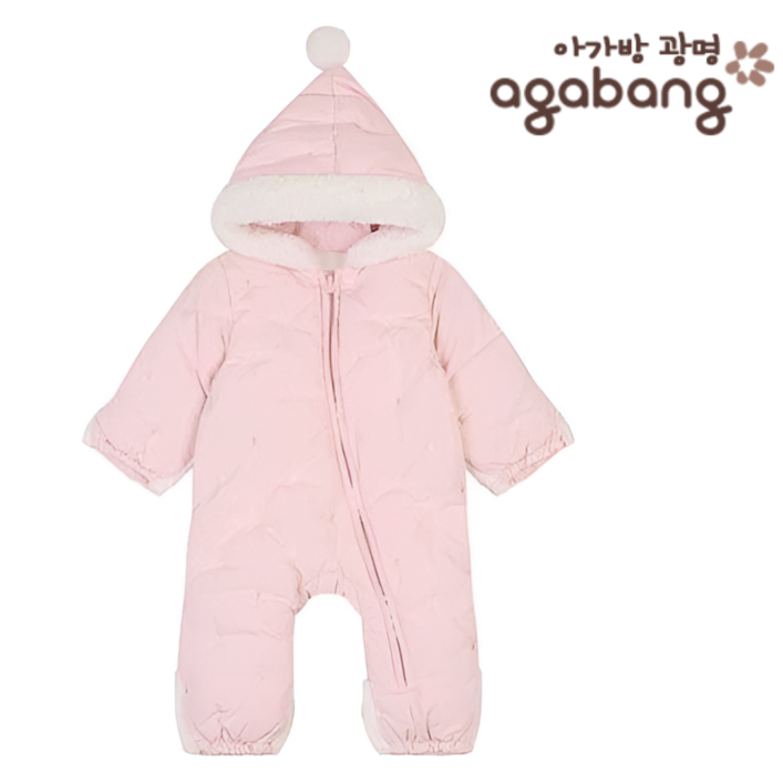 아가방 우주복 클라데이자수다운우주복 R7 패딩 아기패딩 방한 후리스 겨울 겉싸개 선물하기 다운우주복 / 오리털 충전재로 보온성이 아주 우수하고 포근한 우주복 아우터