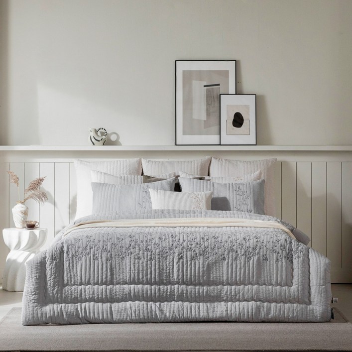 [공식판매처] 박술녀 통워싱 순면 피그먼트 차렵이불 침구 풀세트 (작품명 초연) 국내생산 / 빠른배송 / 이불+패드+베개커버 / 선물추천