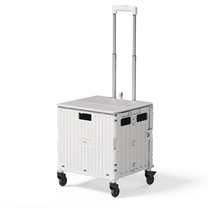 무아스 360도 소프트 휠 슬라이딩 커버 접이식 카트