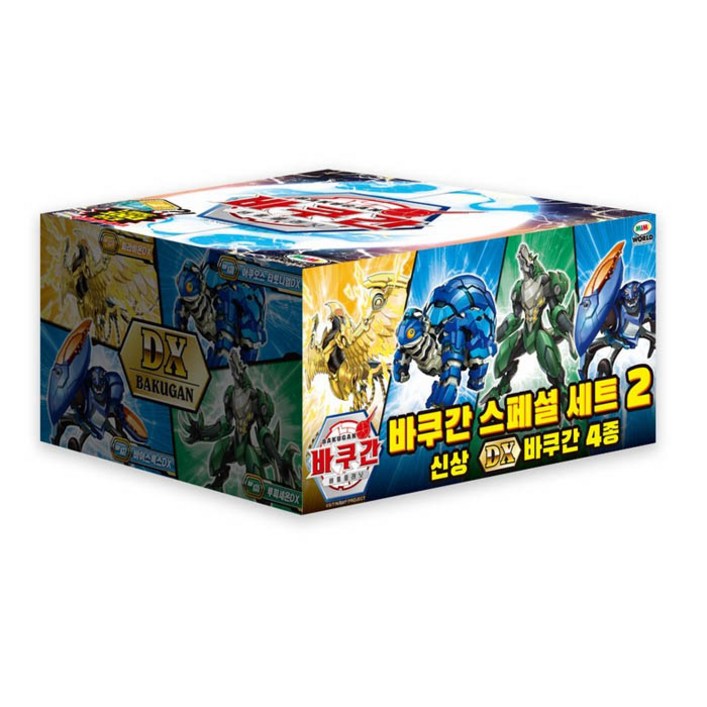 미미월드 바쿠간DX 4종 스페셜세트 2  034피라비온 035루피세온 037바이스록스 038아쿠오스타토니엄