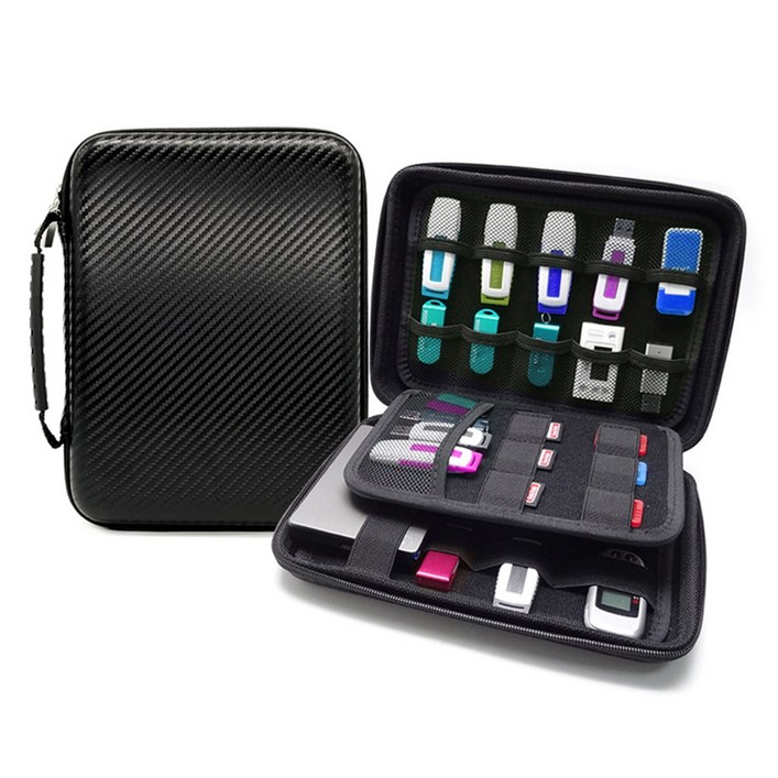 EVA USB 메모리 SD카드 외장하드 보관함 파우치 휴대용 보관가방