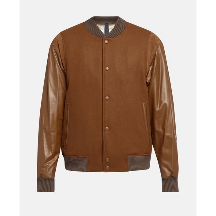 보그너 남자 가죽 블루종 봄버자켓 항공점퍼 브라운 3865 7651 968755 관부가세포함가