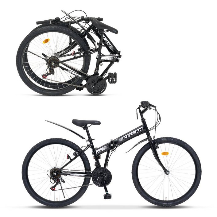 삼천리자전거 MTB 접이식 자전거 26 KELLAN FD, 1개, 170cm, 블랙