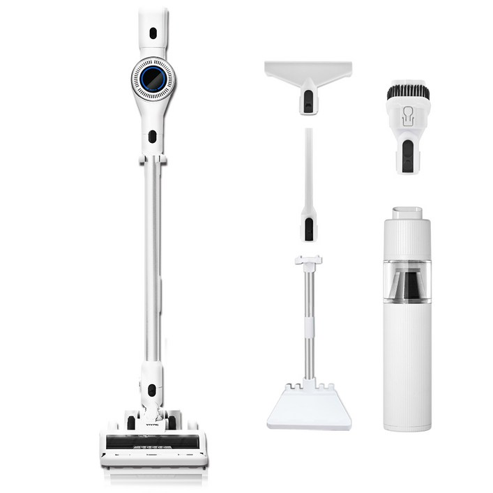 최신형 차이슨 무선 스틱 청소기 BLDC 흡입력 좋은 진공청소기  다양한 구성품  평생AS