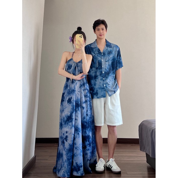 여름휴가룩 신혼여행룩 바캉스 휴양지원피스 비치룩 피서룩 휴양지 커플옷 커플코디