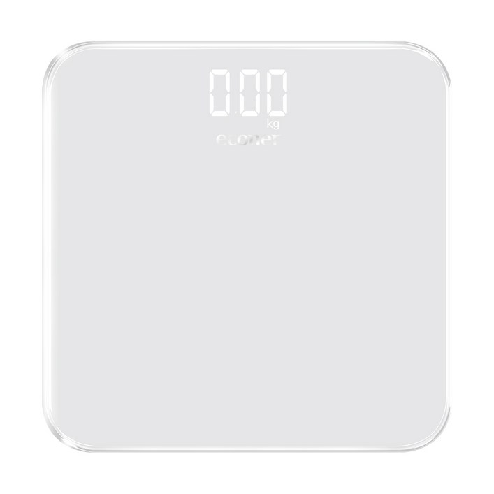 디지털 LED 미러 가정용 체중계, 1개, 화이트, 디지털체중계