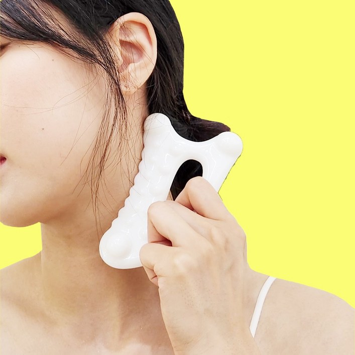 닥터레벨 세라믹 괄사 림프순환 마사지 도자기 얼굴 마사지기 승모근 두피 목 바디, 닥터레벨 전신용 괄사, 1개 닥터레벨 세라믹 괄사 림프순환 마사지 도자기 얼굴 마사지기 승모근 두피 목 바디, 닥터레벨 전신용 괄사, 1개