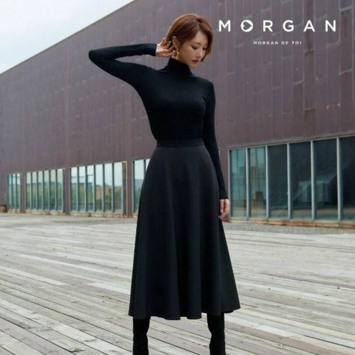모르간 24FW 밴딩 훌스커트 1종 [런칭 가격 69,900원]