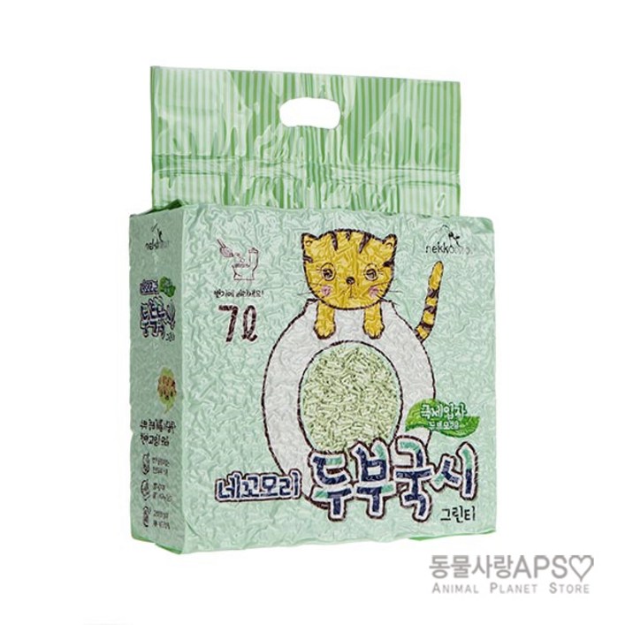 네꼬모리 두부국시(그린티) 7L두부모래극세입자