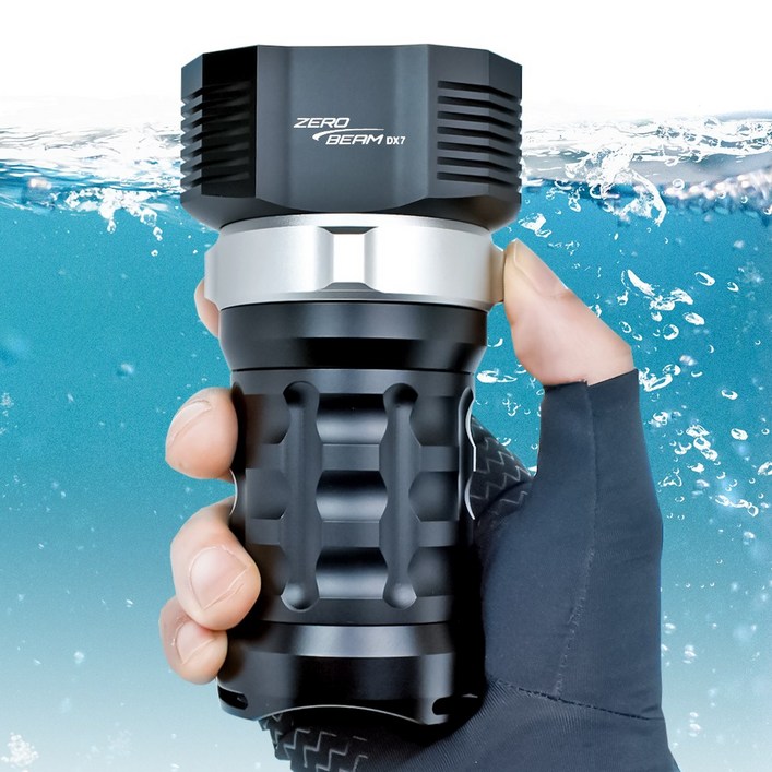 제로빔 DX7 후레쉬 LED 육상 탐색 해루질 방수랜턴