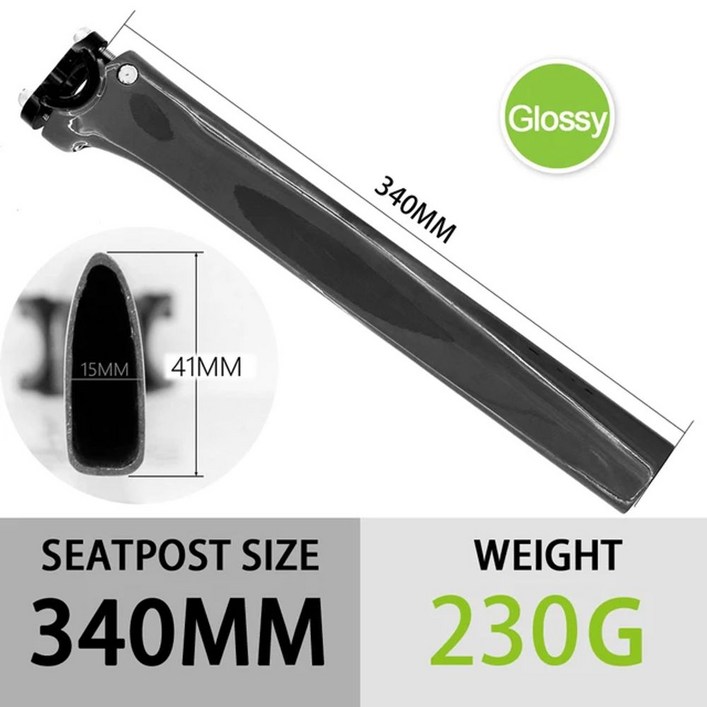 피나렐로 도그마용 탄소 시트 포스트 초경량 자전거 안장 튜브 부품 0 도 340mm F 바이크 신제품