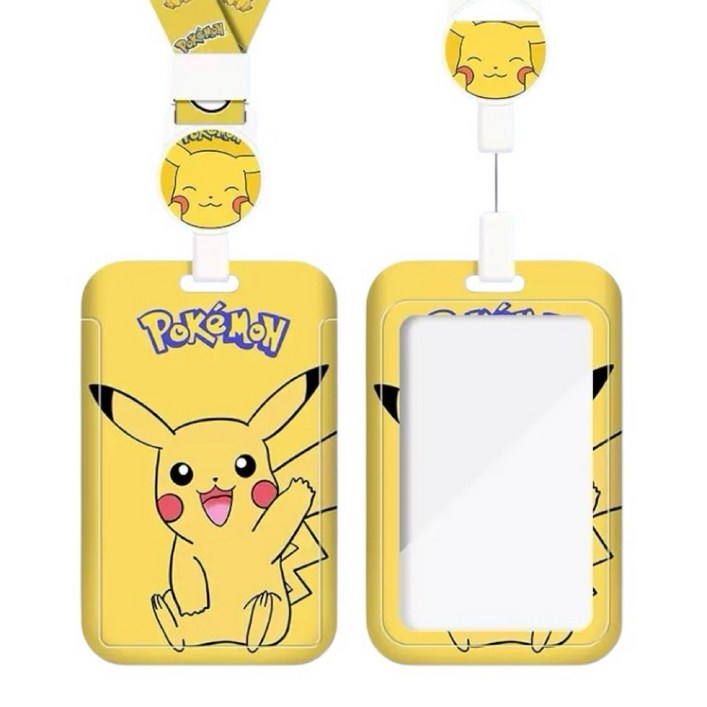포켓몬 교통카드 목걸이 회사 출입증 스트랩 카드홀더