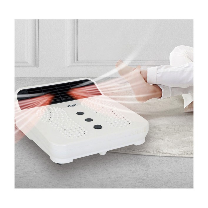 발온풍기 2단 지압 전기히터 사무실 1인 미니온풍기 발난로