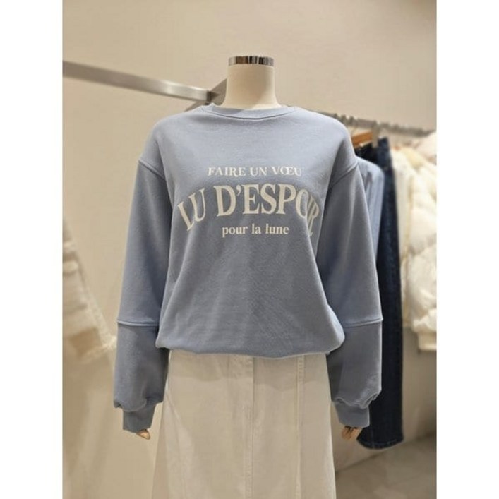 [백화점 정품] 온앤온 맨투맨 [부산점] 레터링 루즈핏 티셔츠 (NJW5SE229)