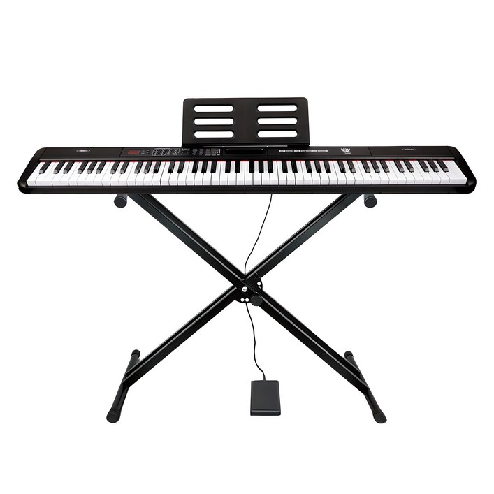토이게이트 안젤리아 88건반 교습용 전자 피아노, 88piano, 블랙, 1개