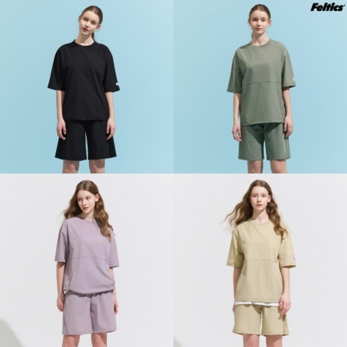 펠틱스 여성 여름 접촉냉감 셋업 2종 SET