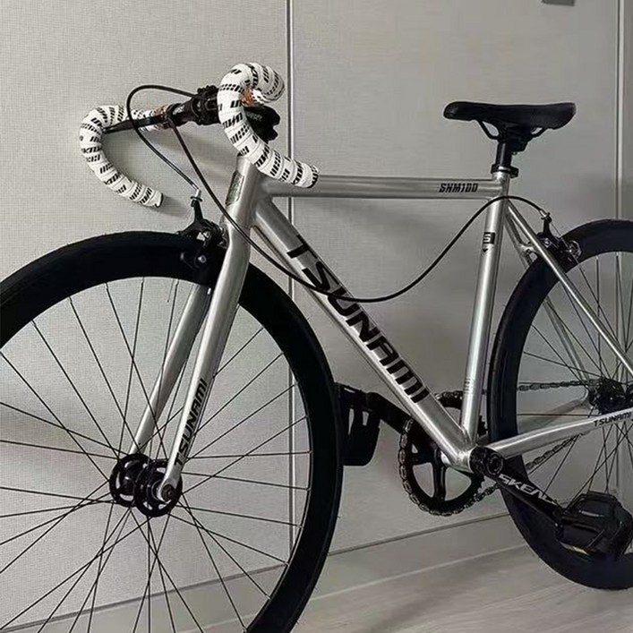 쓰나미 TSUNAMI SNM100 픽시 자전거 입문용 완차 학생용 스탠다드 (앞뒤브레이크포함)