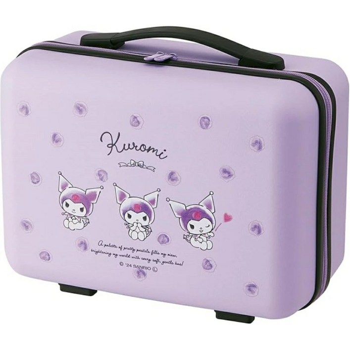 산리오 정품 쿠로미 미니 하드 캐리어 – 귀여운 여행용 트렁크  기내용 가방