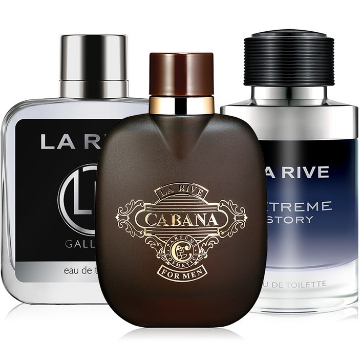공식수입 라리브 남성향수 베스트 3종 카바나갈란트익스트림, 265ml, 90ml, 1개