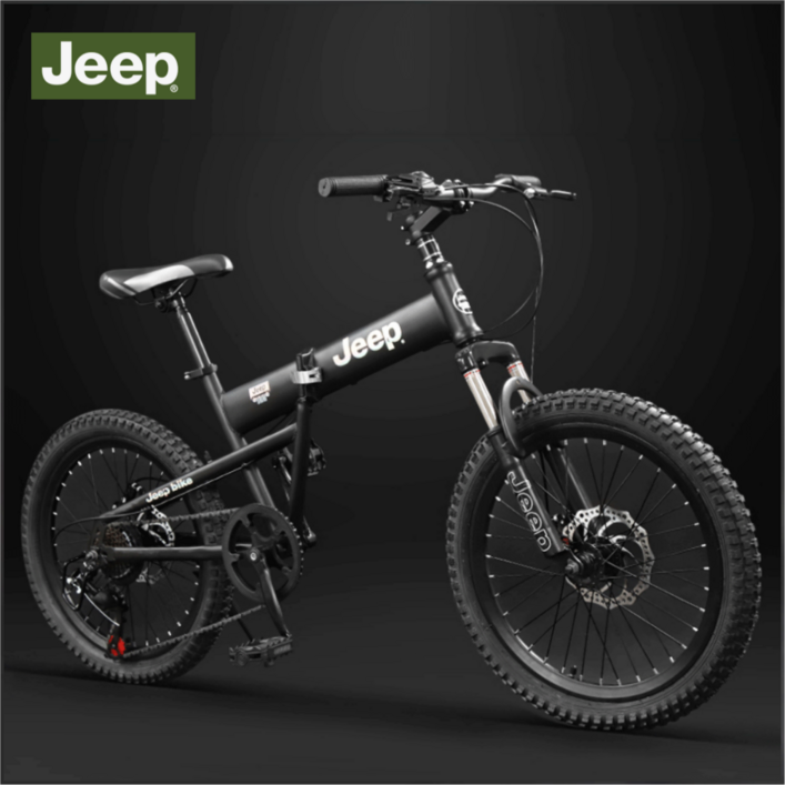JEEP 자전거 20인치 18인치 접이식 지프 초경량 7단 변속기 모제르 산책용 나들이