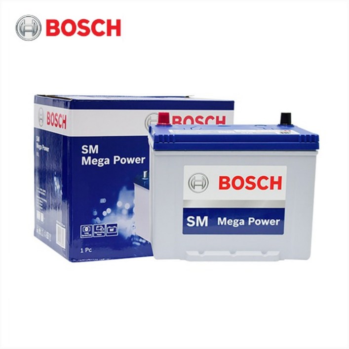BOSCH 보쉬 MP DIN 100 자동차 배터리 SM 메가파워, 1개 BOSCH 보쉬 MP DIN 100 자동차 배터리 SM 메가파워, 1개