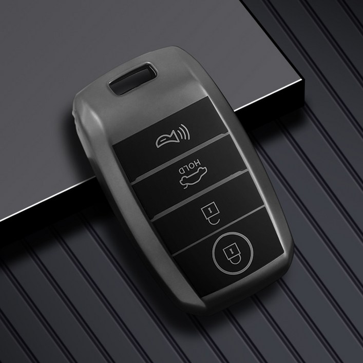 HAKO 메탈릭 키케이스 본품, K02, 그레이