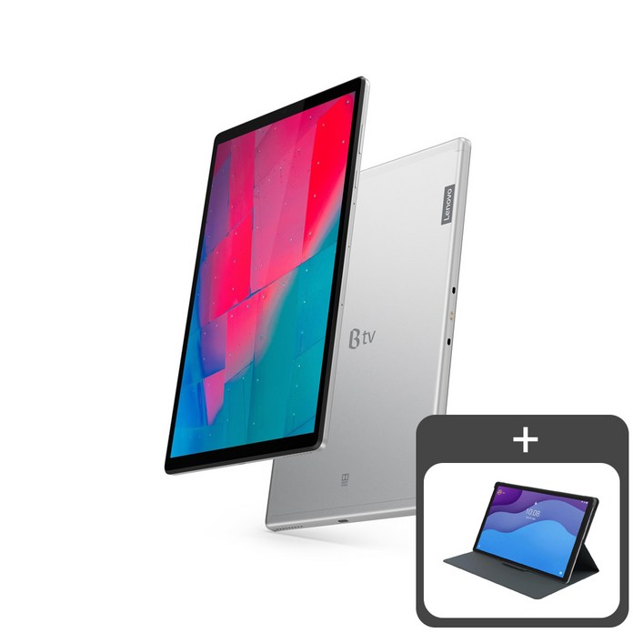 레노버 태블릿 PC M10 PLUS WIFI FULLHD RAM4G 64GB, 폴리오케이스+보호필름