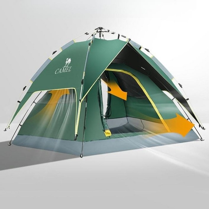 CAMEL 원터치 휴대용 텐트 두꺼운 방수 텐트, A - 쇼핑앤샵